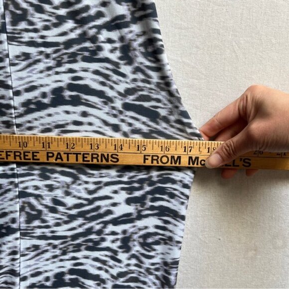 Open Edit pattern bodycon short sleeve dress Sz XS - Picture 9 of 11